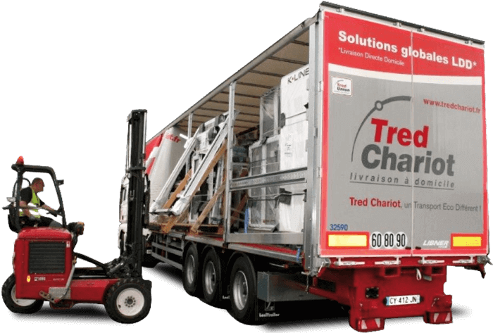 Trucks mounted forklift Tred Chariot 2015